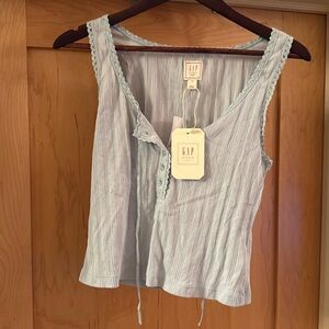 NWT Gap x DOEN Pointelle Top
